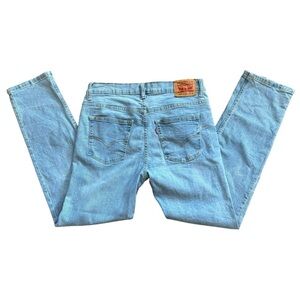 Levi’s 502 Regular Taper Blue Jeans Boys 14 Husky Classic Light Wash Western